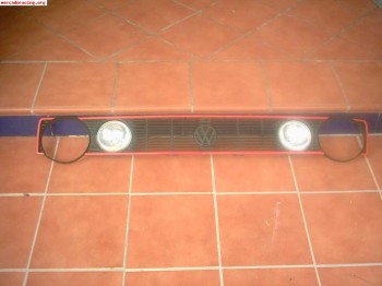De golf gti mk1: parrilla bifaro completa y volante aluminio