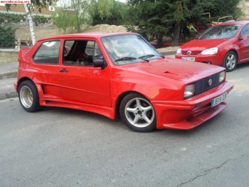 Se vende o se cambia golf mk1 gti(kit rieger gto)