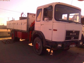 Vendo o cambio camión-grua palfinger man