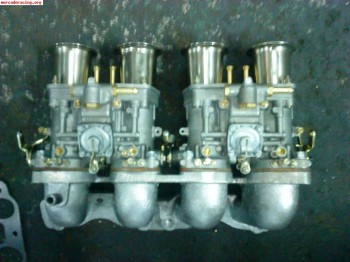 Se vende kit carburacion doble weber 44 idf(verticales)