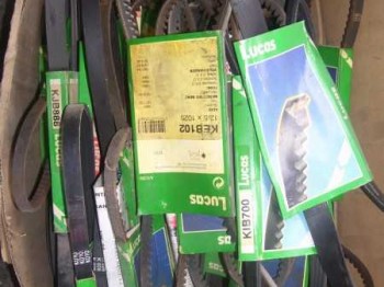 Vendo lote de correas