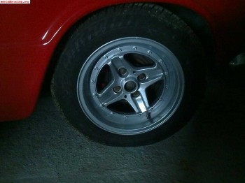 Llantas targa de 7 y medio  de tornillos