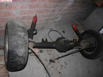 Puente trasero 124 de disco