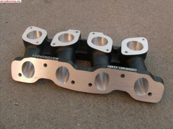 Colectores de admisión para carburaciones dobles o inyeccion