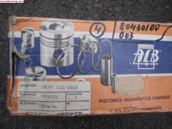 Pistones alta compresion seat 124 