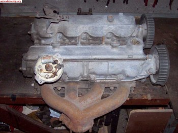 Culata seat biarbol con delco arriba