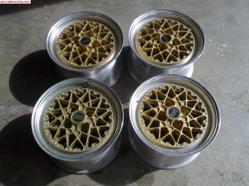 Vendo braid 8x14 nuevas 4x100 desmontables 3 piezas tipo bbs