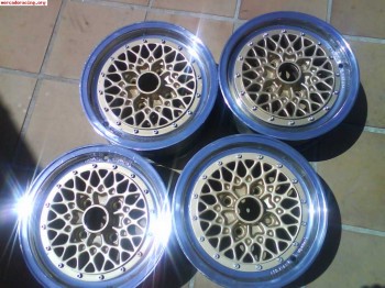 4 llantas (bbs)  medidas 13x6