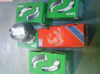 Lote de zapatas de freno