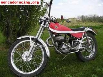 Bultaco sherpa totalmente restaurada y como salida de fabric