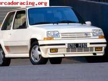 Barra torretas, volante, llantas 5 gt turbo y clio