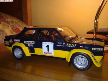 Fiat 131 abarth 1979 rally costa brava1:18(kyosho)