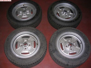 Llantas cromodora con neumaticos 185/60/13 seat