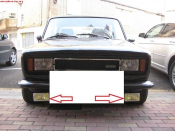 Focos antinieblas impecables sin usar