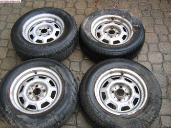 4 llantas originales bmw 2002 con neumaticos