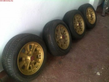 Llantas con goma para seat 124