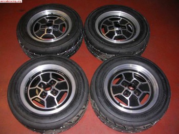 Llantas cromodora 5,5 x 13 restauradas tipo abarth