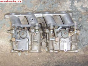 Carburación para 124 con colector desplazado