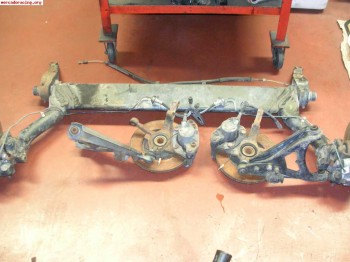 De gt turbo fase 2 puente trasero, manguetas,brazos de suspe