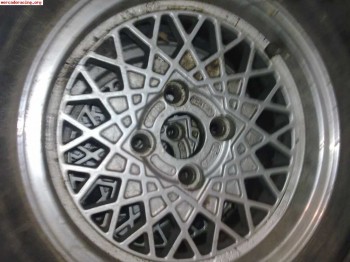 Llantas tipo bbs en 13 pulgadas 4x100 de bmw.