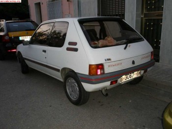 Peugeot 205 gtx con 75.000 kilometros reales 1.200 €
