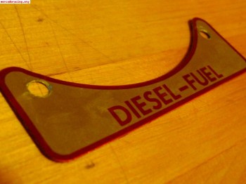 Emblema land rover diesel