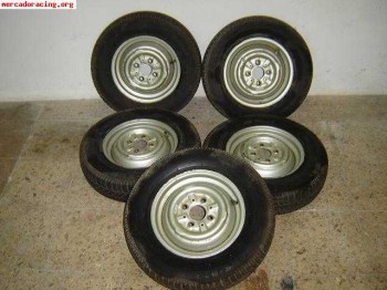 5 llantas originales de seat 600