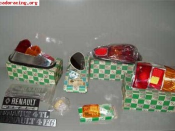 Pilotos traseros cromados nuevos renault 4l super