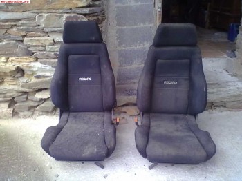 Vendo asientos recaro para golf2