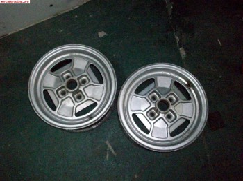 Vendo pareja de llantas cromodora seat 131