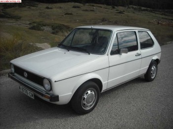 Golf mk1 1.5d  paragolpes metalicos 