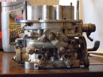 Carburador weber 36 dcnf con colector.