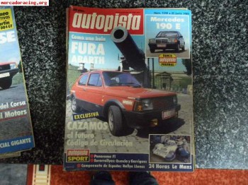 Revistas antiguas con pruebas
