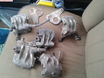 5 pinzas traseras renault 8, r8, r10, alpine a110. . .