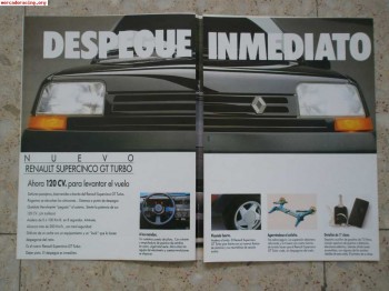 Folleto renault 5 gt turbo
