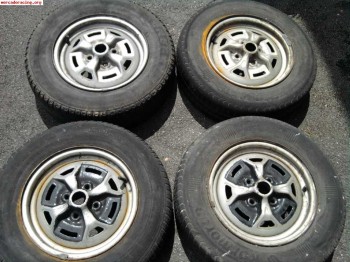 Vendo 4 llantas originales seat 131 3ª serie