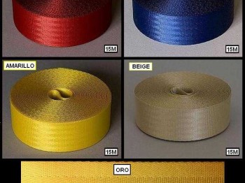 Cinturones seguridad rojos y azules 65€ para estrenar