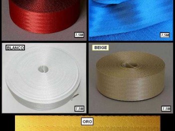 Cinturones delanteros rojos - en rollos 54€ env. incluido