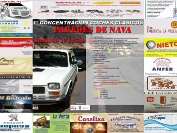 1º concentracion de coches clasicos en paredes de nava