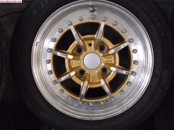 Llantas braid y neumaticos nuevos dunlop. peugeot/citroen