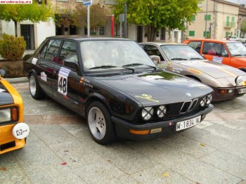 Bmw 520 i shadow line e 28 listo para regularidad 130cv. 6 c