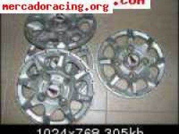 Vendo 4 centros targa en 14"