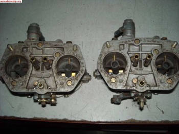 Pareja de carburadores seat 124 135e