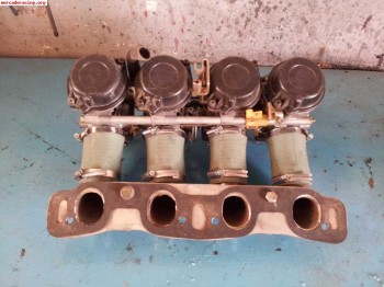 124/1800 colector admision con 4 carburadores de moto