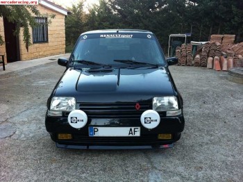 Renault 5 gt turbo fase 2 de 1989, negro perlado.