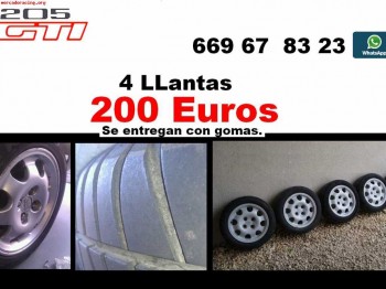 Llantas 205 gti