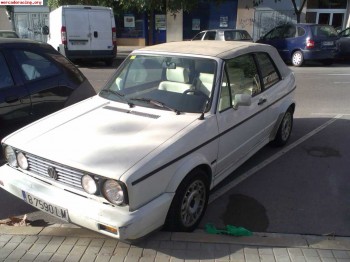 Se vende o cambia golf cabrio 