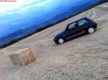 Renault 5 gt turbo fase 2 de 1989, negro.