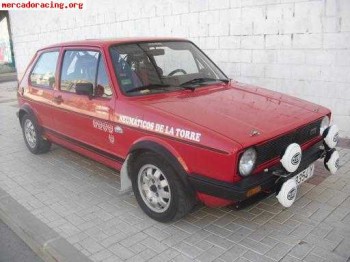 Volkswagen golf gti 1.6 año 80,regularidad sport.