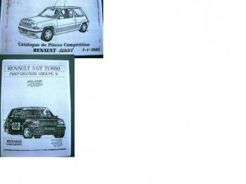 Catalogos piezas y preparacion renault sport   r5 gt grn